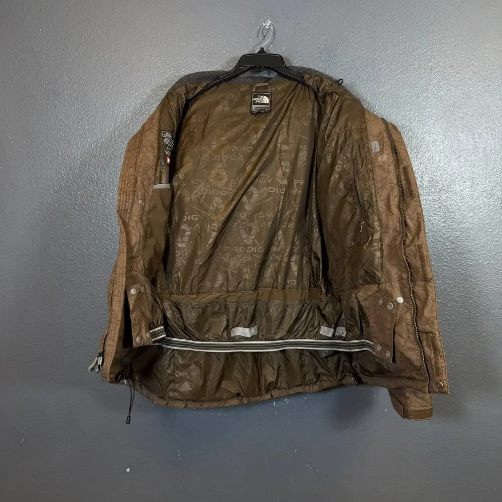 The North Face M men’s brown ski jacket RECCO PRODIGY 600 Goose down insulated